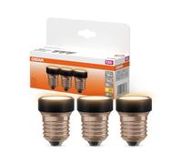 OSRAM Bombilla LED Star Flat E27 3.5W 827 blanco cálido Paquete de 3 bombillas