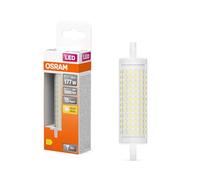 OSRAM LED Line Lámpara LED con filamento, cuerpo luminoso de plástico transparente, 20 W, base retrofit R7s 3000 lm, luz blanca cálida 3000 K para iluminación general, paquete de 6