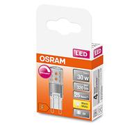 OSRAM LED PIN G9 DIM/Lámpara LED: G9, Regulable, 3 W, 30 W Reemplazo por, claro, Warm White, 2700 K, paquete de 6