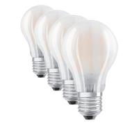 OSRAM LED Retrofit CLASSIC A Bombilla LED, Casquillo E27, 6500 K, 10 W, Equivalente a 100W, Luz día (Paquete de 4)