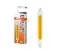 OSRAM LED Slim Line lámpara LED delgada multicolor con base retrofit R7s, 8 W / 806 lm, luz blanca fría y clara con 4000 K, no regulable, IP20, cristal sin plomo, 16 mm de diámetro.