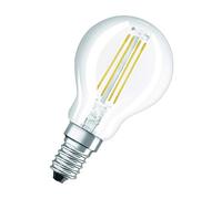 OSRAM LED Star Classic P, casquillo E14, no regulable, luz blanca cálida, sustituye a una bombilla convencional de 40 W, filamento, 10 unidades