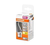 OSRAM LED Star Classic P25, filamento transparente en forma de gota, base B22d, blanco cálido (2700K), reemplazo para bombillas convencionales de 25W, paquete de 1