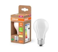 OSRAM LED Superstar Classic Lámpara LED A 40 en forma de bombilla clásica de vidrio esmerilado, 2,2 W, 470 lm, casquillo E27, 2700 K para luz blanca cálida 60 mm de diámetro.
