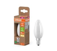 OSRAM LED Superstar Classic Lámpara LED B 40 en forma clásica de mini vela de vidrio esmerilado, 2,2 W, 470 lm, casquillo E14, luz blanca cálida con 2700 K 35 mm de diámetro.