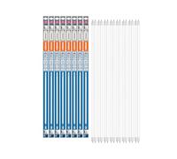 OSRAM LED TUBE T8 18 EM 600 mm, tubo LED lineal, 6,6W, 800lm, 6500K, luz blanca día, LED de repuesto para tubos fluorescentes T8 con casquillo G13, larga vida, optimo consumo energético