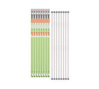 OSRAM LED TUBE T8 EM FLUORA 900 mm, 10W, Tubi LED para la crescita delle piante favorita, pacco da 8