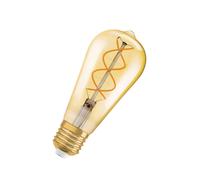 OSRAM LED Vintage 1906 Edison, dorado, E27, 4 W, 2.000 K, atenuable. EC:EPREL:1421164