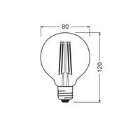 Globo LED vintage de 1906, 80 60 filamentos, regul 4099854137860