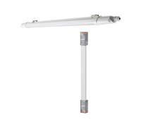 OSRAM Luminaria LED para zonas húmedas Submarine Slim 10 W, 4000 K, 900 lm, IP65, plana (35 mm), resistente al agua y al polvo, policarbonato
