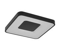 OSRAM Luz de techo LED ORBIS Piana 485mm, 36W, 3000K blanco cálido, Click-DIM, Negra, Metal, IP20