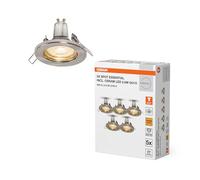 OSRAM Luz empotrada de techo níquel cepillado, blanco cálido