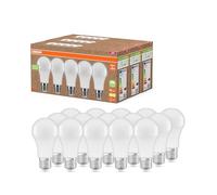 OSRAM NATURE LOOP - lámparas LED especialmente sostenibles hechas de plástico reciclado, Paquete de 15 bombillas, reemplazade 100W, blanco cálido (2700K), ecológico