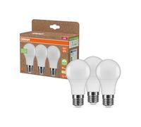 OSRAM bombilla convencional LED opal E27 8.5W 827 paquete de 3 EC:EPREL:1612037