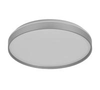OSRAM OR isela luz de techo LED 485mm, 36W, 3000K blanco cálido, Plata, Metal con anillo de plástico, IP20