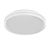 OSRAM ORBIS Noemi luz de techo LED 480mm, 36W, 3000K blanco cálido, Click-DIM, Blanco, Metal con anillo de plástico