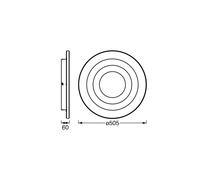 OSRAM Plafón ORBIS SPIRAL LOOP blanco, 42W, 4000lm