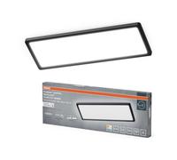 OSRAM Panel LED negro, blanco cálido, 2800 K / 4000 K / 6000 K | Planon Easyfix, Ceiling Luminaire, Negro, 50000 h, Paquete de 1