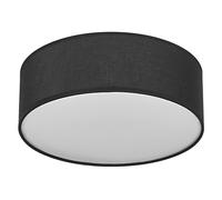OSRAM Plafón ORBIS PARIS 300mm, negro, casquillo E27, puede equiparse con lámpara smart, diseño moderno, apto para interior, redondo, IP20