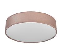 Plafón OSRAM ORBIS PARIS, marrón, Ø 48 cm, textil, E27