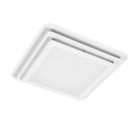 Plafón led cuadrada blanco 1750 lm blanco cálido ip20