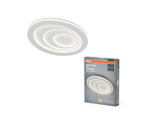 OSRAM Plafón ORBIS SPIRAL OVAL 485mm, blanco, 37W, 4000lm, color de luz blanco cálido, distribución efectiva de la luz directa, larga duración, módulo LED no reemplazable, ovalado, IP20, 3000K.