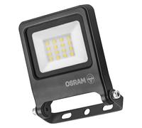 OSRAM Proyector LED ENDURA FLOOD PC de 10 W, blanco cálido de 3000 K, 1000 lúmenes, IP65, resistente a la intemperie, aluminio reciclado, ángulo de 110°, gris oscuro