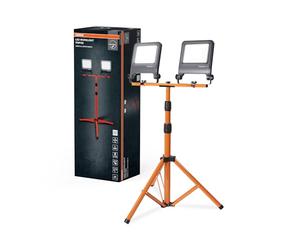 OSRAM Reflector de Construcción con Trípode LED 2x50W 4000K Gris