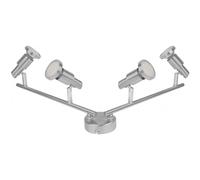 Osram - Regleta LED SPOT 4 FOCOS GU10 LED 3w 827 ADoceVoltios para iluminación homogénea en interiores, luces interiores y apliques pared interior, 960 lm, 675 x 80 x 155 mm