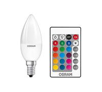 Osram Bombilla LED Retrofit STAR MOTION SENSOR – E14 RGBW 9W 2700K (60W) Mate con control remoto