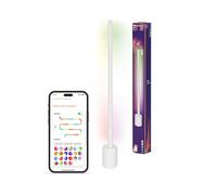 OSRAM Rinconera pie SMART+ WIFI LED, fina, blanca, 8W, 540lm, luz blanca, color ajustable, regulable, función de ritmo de música y bricolaje, larga duración, controlable por aplicación, 2700-6500K