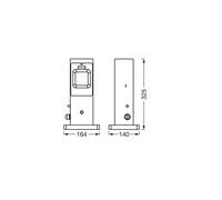 OSRAM SMART+ Regleta de enchufes WiFi, antracita, IP44, doble