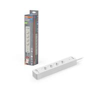 OSRAM SMART+Wifi Regleta de enchufes inteligente WiFi de 4 vías UE-UE con puertos USB inteligentes, protección IP20, para integrar dispositivos en el hogar inteligente