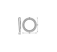 OSRAM SMART+ WiFi UNDERCABINET ROUND, blanco, Ø 8 cm, juego de 3 unidades