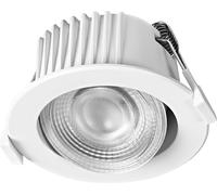 OSRAM Spot Set LED, focos empotrables, CCT, IP44, 4,9W, blanco, 88mm, juego de 3, para baño, tecnología Click-CCT, 290 lúmenes, 2700–6500K