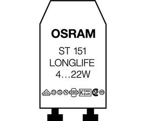 OSRAM ST151 LONGLIFE - Lote de 5 Starters para lámparas fluorescentes de 4 a 22 W