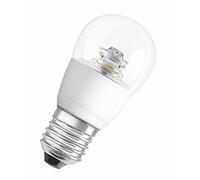 OSRAM STAR LED bombilla, forma esférica, base E27, t5,8W Equivalente 40W, 220-240V, claro, blanco cálido 2700K, Paquete de 1 pieza [Clasificación de energía A]