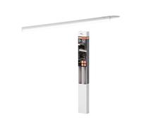OSRAM Switch Batten Barra de luz LED delgada con interruptor integrado 300mm 4W 3000K en blanco, conectable para tiras continuas, IP20, para iluminación inferior