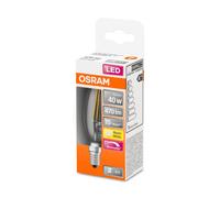 OSRAM - Vela LED regulable E-14 4,8 W 470 lm 827 (luz cálida) para lámparas de mesita de noche, lámparas de techo y apliques de pared interior, 15.000 horas de duración, medidas 97x35 mm