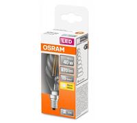 OSRAM - Vela LED RIZADA CLARA 3,4w 827 E-14 ADoceVoltios para luces interiores, apliques pared interior y lámparas de techo nergética 470 lm y 15.000 horas de vida útil