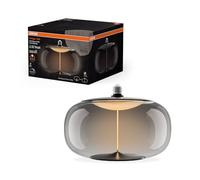 OSRAM Bombilla Vintage 1906 Big Elipse – regulable E27 12W 350 lm ahumada 300 mm 1800K CRI 80