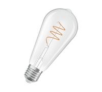 OSRAM Vintage 1906 Edison es una de color blanco cálido con un filamento en | , LED Lamps, 64.00 Millimetres dia, , Paquete de 1