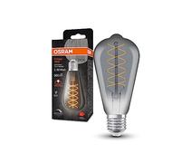 Osram Lámpara LED Vintage 1906 Edison E27 7,8W 360lm tinte humo blanco cálido filamento regulable
