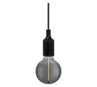 OSRAM Vintage 1906® Luminaria colgante BELL E27, negro | Vintage 1906 PenduLum Bell, Indoor Wall Lighting, Negro, 92 mm dia, Paquete de 1