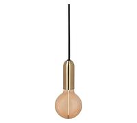 OSRAM Vintage 1906® Luminaria colgante ROUND E27, dorado, máx. 25W (LED 15W), casquillo E27, baldaquín redondo, lámpara colgante de interior, combinada con lámparas 1906 Vintage, combinada con