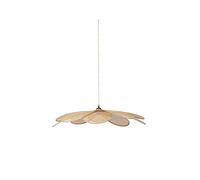 Ostaria 36192 Lámpara de techo - Lámpara colgante de bambú Grande Margaux, diámetro 90 cm, color natural - Iluminación E27 Luz de Techo Interior para Comedor Salon Dormitorio