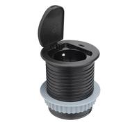 Otio Zenitech Regleta de enchufe empotrado + válvula + puerto USB-C - Negro