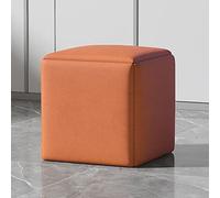 Otomana 5 en 1 con ruedas giratorias, taburetes apilables versátiles para sala de estar y comedor, diseño cuadrado