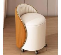 Otomana de almacenamiento giratoria, reposapiés móvil moderno para dormitorio, sala de estar, entrada y oficina