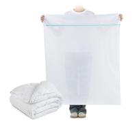 OTraki 90 x 110 cm, gran red de lavandería de poliéster, resistente, bolsa de lavandería con cremallera, resistente a desgarros, bolsa de lavandería para mantas, jerséis, chaquetas, mantas de lana